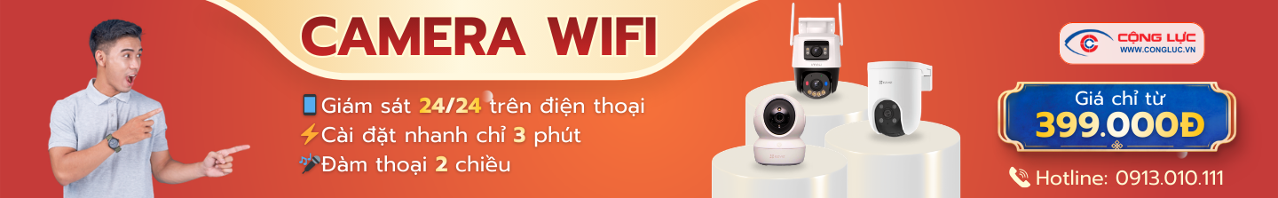 Bán camera wifi không dây chính hãng giá rẻ tại Hải Phòng